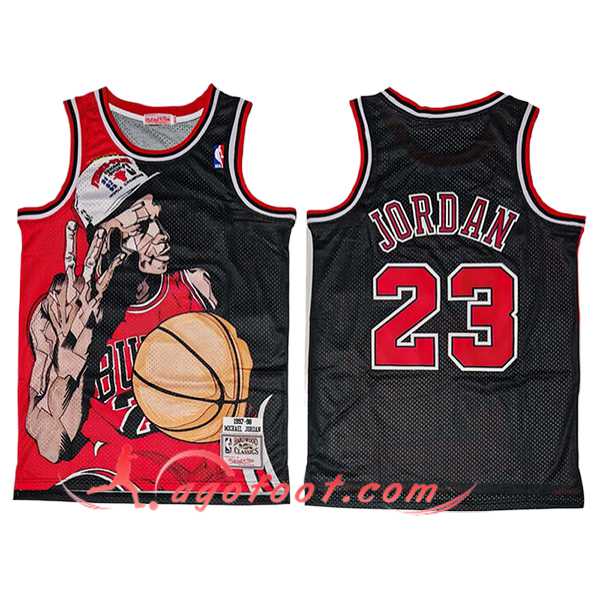 Maillot Chicago Bulls (JORDAN #23) 2025/26 Noir/Rouge