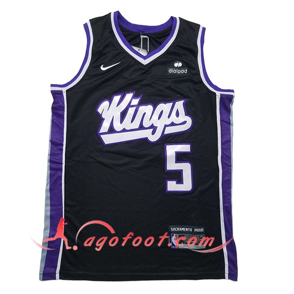 Maillot Sacramento Kings (FOX #5) 2025/26 Noir/Pourpre