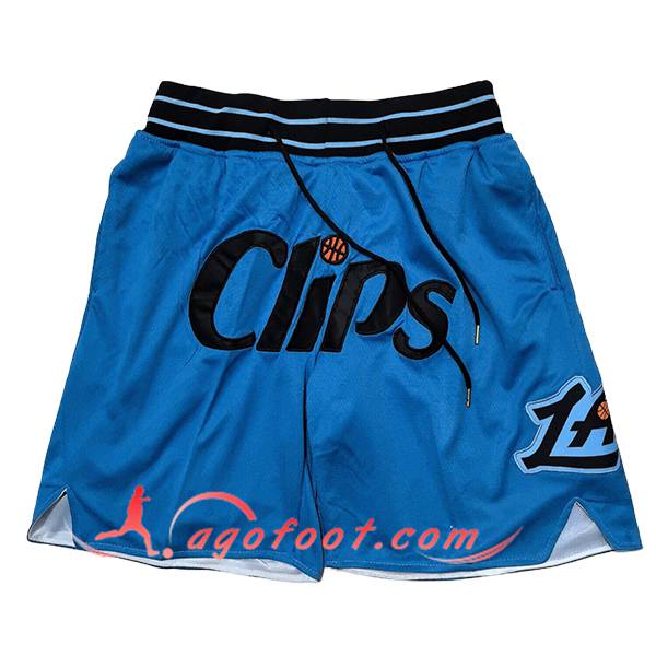Shorts NBA Los Angeles Clippers 2025/26 Bleu/Noir