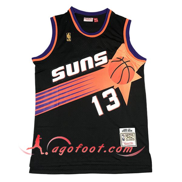 Maillot Phoenix Suns (NASH #13) 2025/26 Noir/Orange