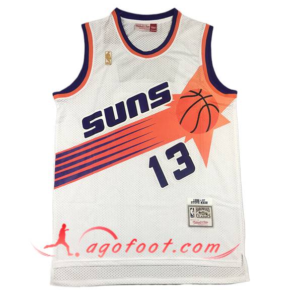 Maillot Phoenix Suns (NASH #13) 2025/26 Blanc/Orange