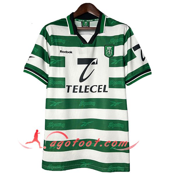 Maillot de Foot Sporting Lisbon Retro Domicile 1999/2000