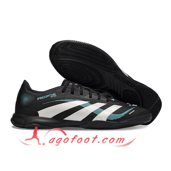 Adidas Chaussures de Foot PREDATOR 25 ELITE IC BOOTS Noir/Blanc/Bleu
