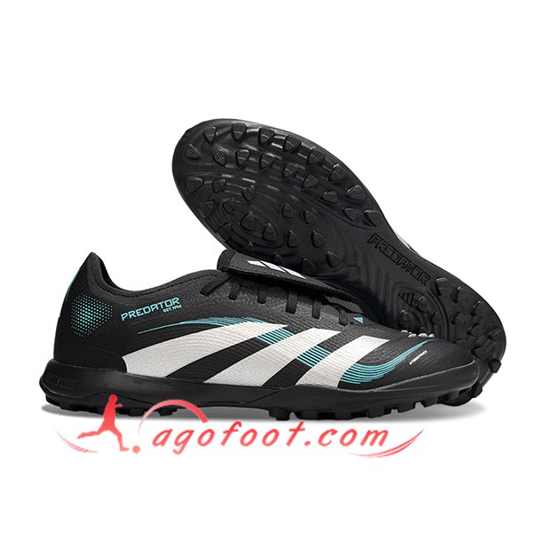 Adidas Chaussures de Foot PREDATOR LEAGUE FT TURF Noir/Blanc/Bleu