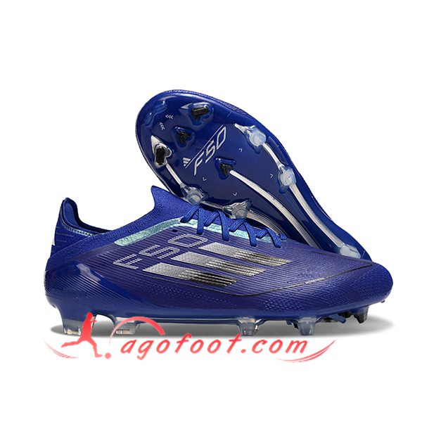Adidas Chaussures de Foot F50 Elite FG Bleu