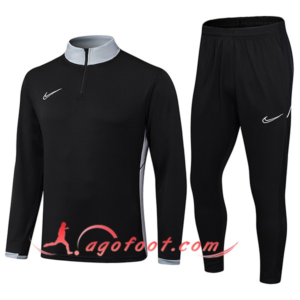 Ensemble Survetement de Foot Foot Nike Noir/Gris 2025/2026