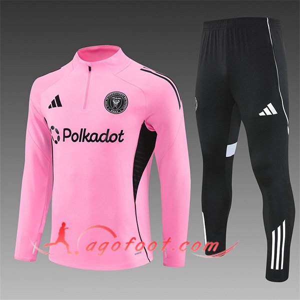 Ensemble Survetement de Foot Inter Miami CF Enfant Rose 2025/2026