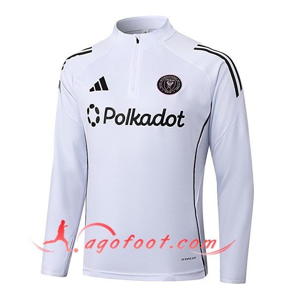 Sweatshirt Training Inter Miami CF Blanc/Noir 2025/2026