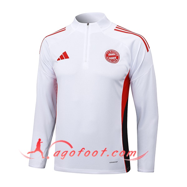 Sweatshirt Training Bayern Munich Blanc 2025/2026