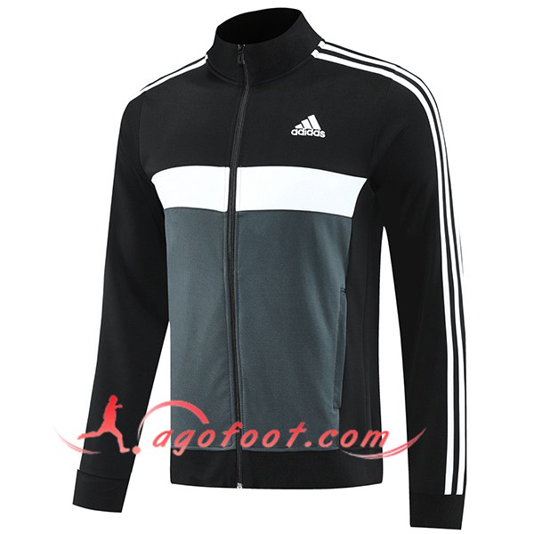 Veste Foot Adidas Noir/Gris/Blanc 2025/2026