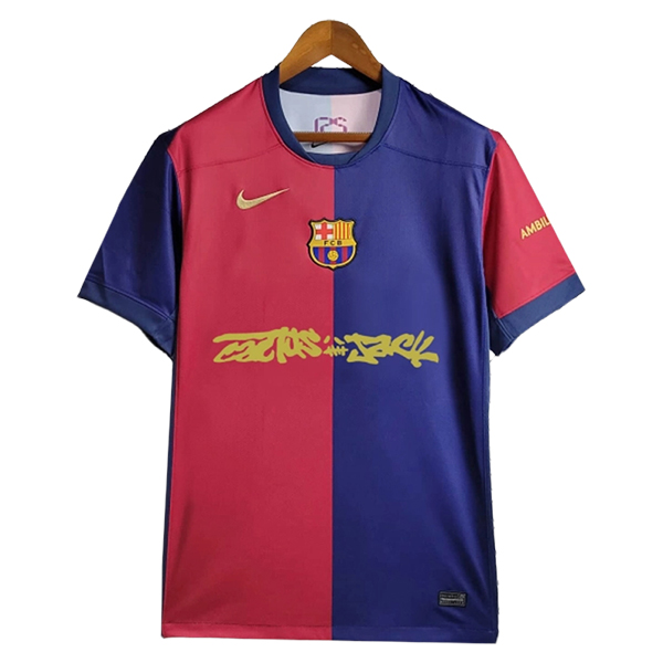 Nouveau Maillot de Foot FC Barcelone x Travis Scott Domicile 2024/2025
