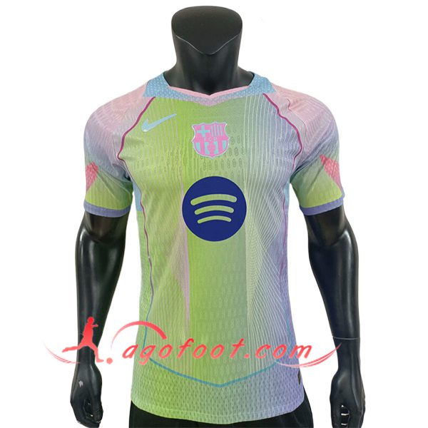 Maillot de Foot FC Barcelone Special Edition Vert/Rose 2025/2026