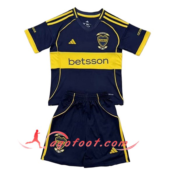 Nouveau Maillot de Foot Boca Juniors Enfant Domicile 2025/2026