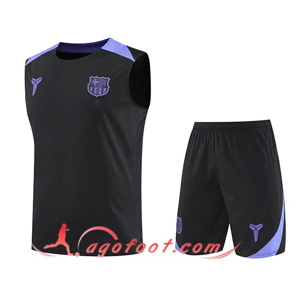 Ensemble Training Debardeur FC Barcelone Noir/Pourpre 2025/2026
