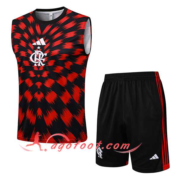 Ensemble Training Debardeur Flamengo Rouge/Noir 2025/2026