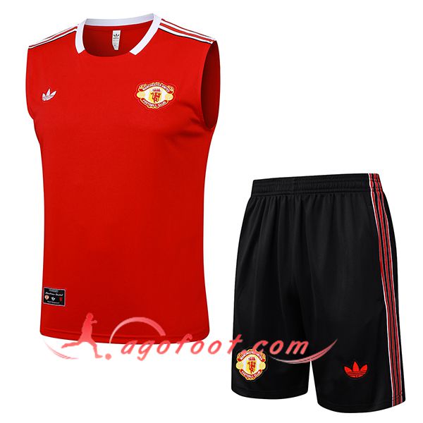 Ensemble Training Debardeur Manchester United Rouge 2025/2026