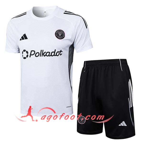Ensemble Training T-Shirts Inter Miami CF Blanc/Noir 2025/2026