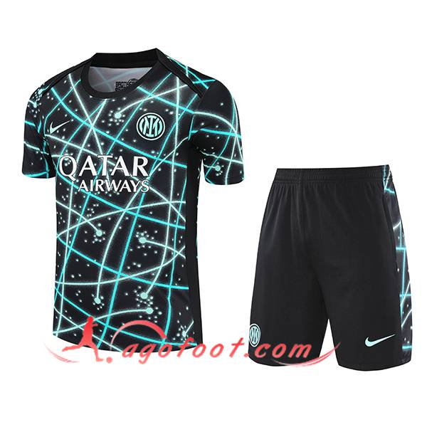 Ensemble Training T-Shirts Inter Milan Noir/Bleu 2025/2026