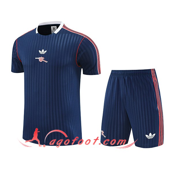 Ensemble Training T-Shirts Arsenal Bleu Foncé 2025/2026