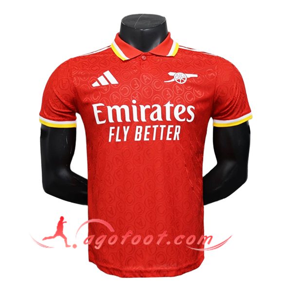 Polo Foot Arsenal Rouge 2025/2026