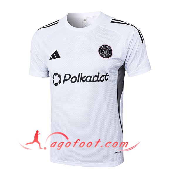 Training T-Shirts Inter Miami CF Blanc/Noir 2025/2026