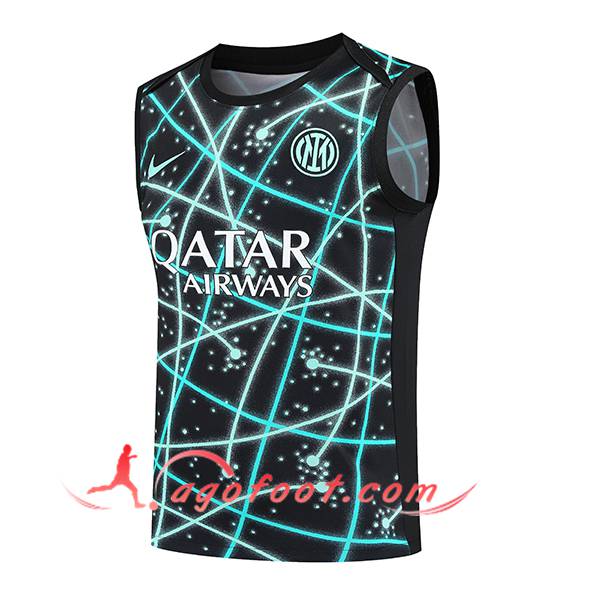 Training Debardeur Inter Milan Noir/Bleu 2025/2026