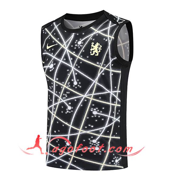 Training Debardeurs FC Chelsea Noir/Blanc 2025/2026