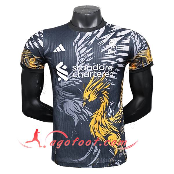 Training T-Shirts FC Liverpool Gris/Jaune 2025/2026