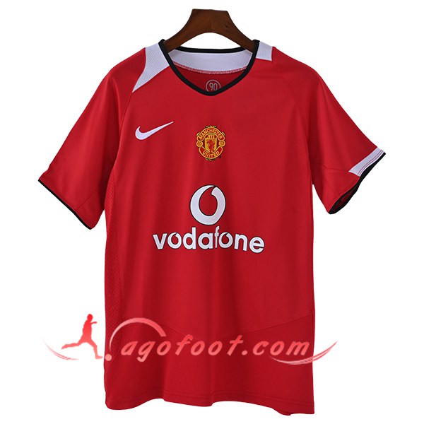 Maillot de Foot Manchester United Retro Domicile 2004/2005