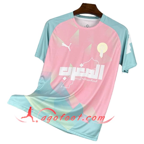 Maillot Equipe Foot Maroc Special Edition Rose/Bleu 2025/2026