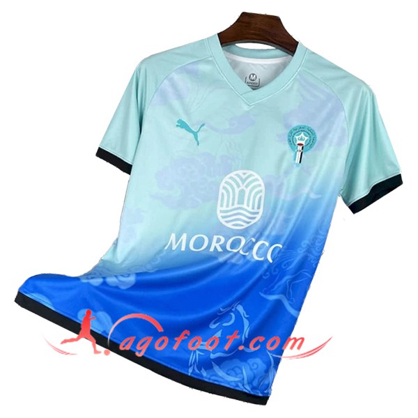 Maillot Equipe Foot Maroc Special Edition Bleu Clair 2025/2026