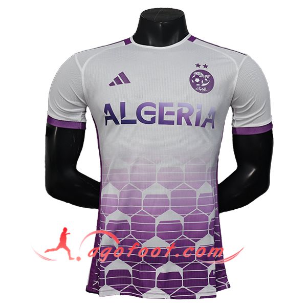 Maillot Equipe Foot Algérie Special Edition Blanc/Pourpre 2025/2026