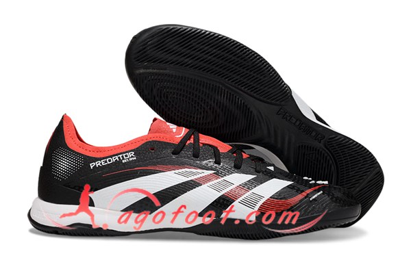 Adidas Chaussures de Foot PREDATOR 25 ELITE IC BOOTS Noir/Blanc/Orange