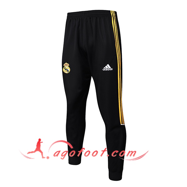 Pantalon Foot Real Madrid Noir/Jaune 2025/2026