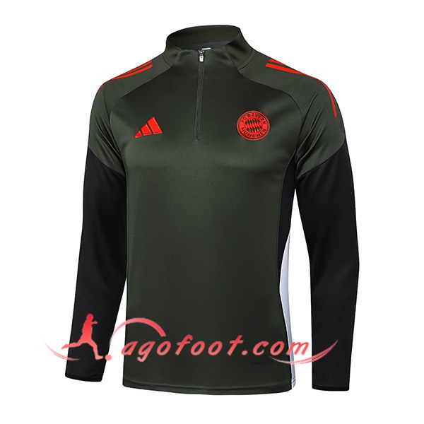 Sweatshirt Training Bayern Munich Vert/Rouge 2025/2026