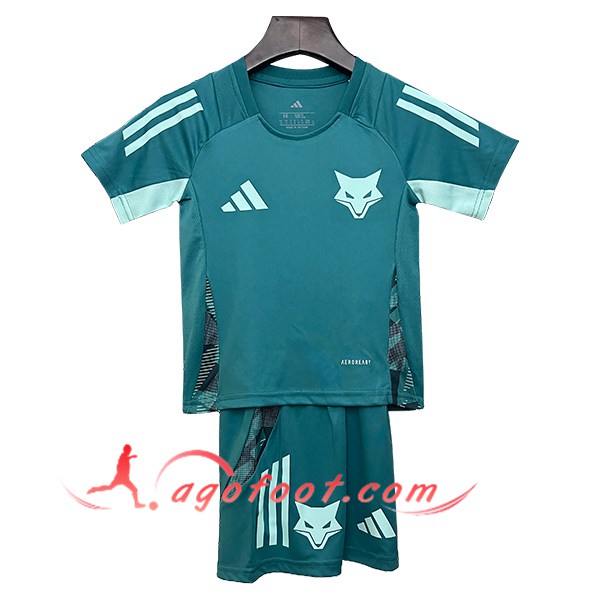 Ensemble Training T-Shirts Cruzeiro Enfant Vert 2025/2026 -02