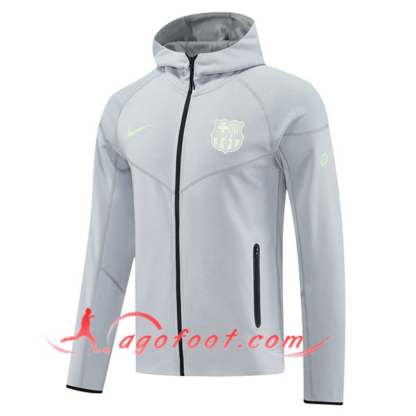Veste A Capuche FC Barcelone Gris 2025/2026