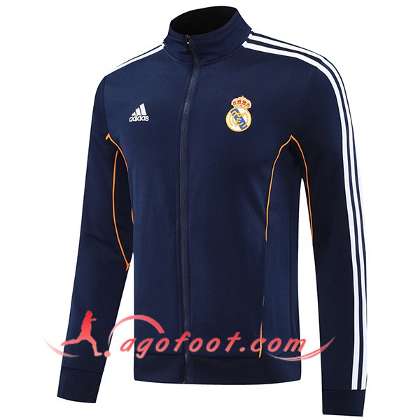 Veste Foot Real Madrid Bleu Foncé 2025/2026