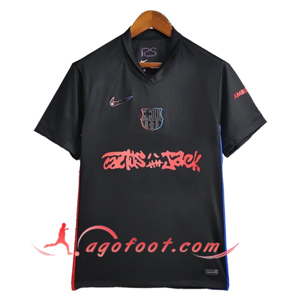 Nouveau Maillot de Foot FC Barcelone x Travis Scott Exterieur 2024/2025