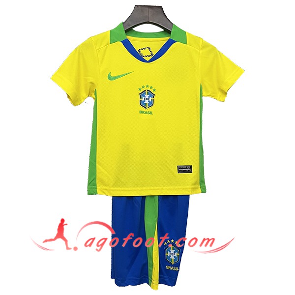 Nouveau Maillot de Foot Bresil Enfant Domicile 2025/2026