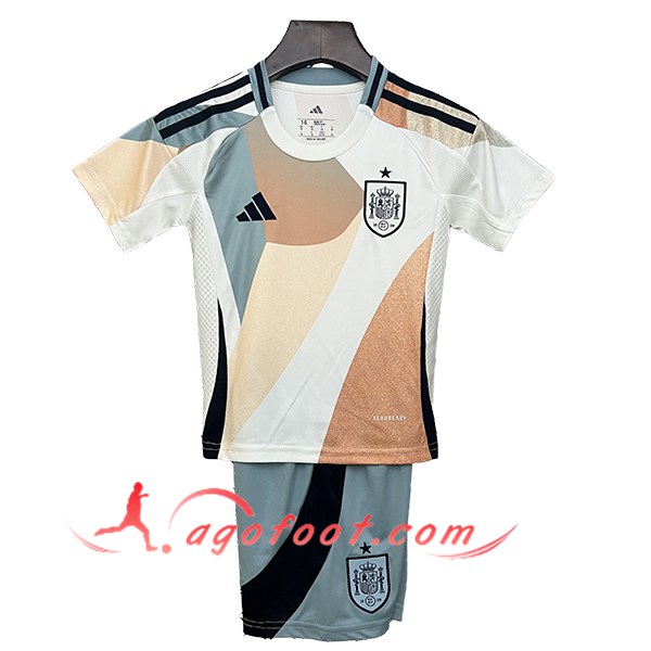 Nouveau Maillot de Foot Espagne Enfant Exterieur 2025/2026
