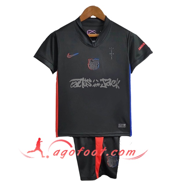 Maillot de Foot Barcelone Enfant x Travis Scott Exterieur 2024/2025