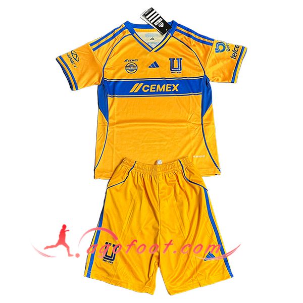 Nouveau Maillot de Foot Tigres UANL Enfant Domicile 2025/2026
