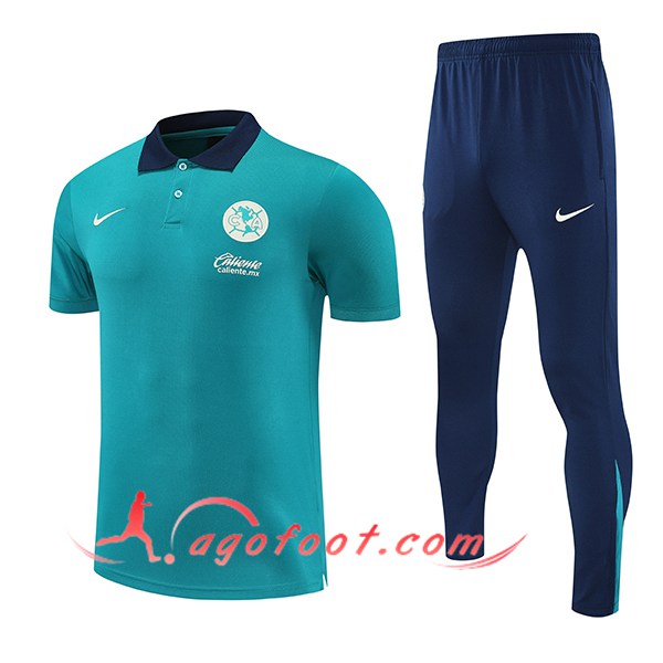 Ensemble Polo Foot Club America Vert 2025/2026