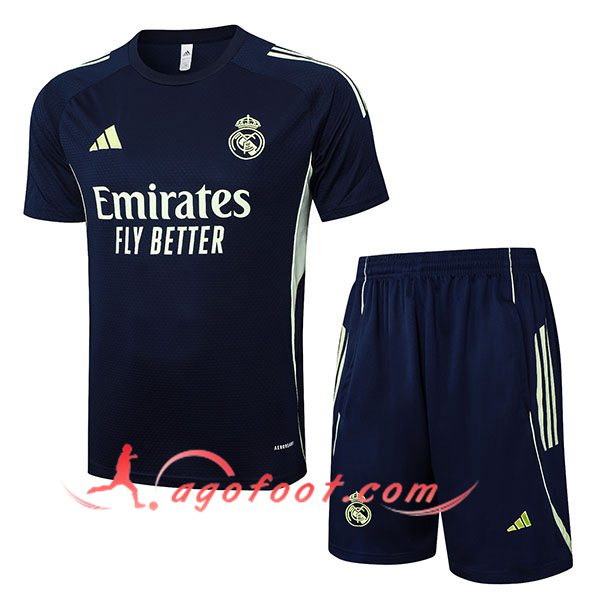 Ensemble Training T-Shirts Real Madrid Bleu Marine 2025/2026