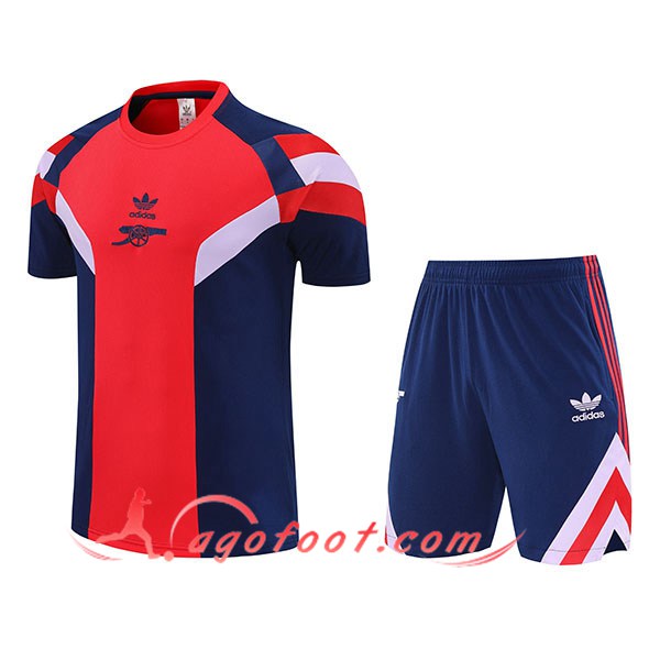Ensemble Training T-Shirts Arsenal Rouge/Bleu/Blanc 2025/2026