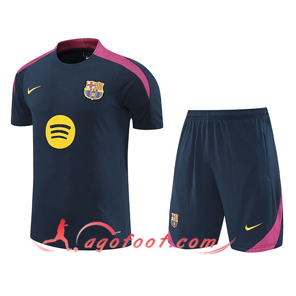 Ensemble Training T-Shirts Real Madrid Bleu/Pourpre 2025/2026 -02