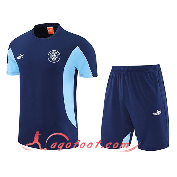 Ensemble Training T-Shirts Manchester City Bleu 2025/2026 -02