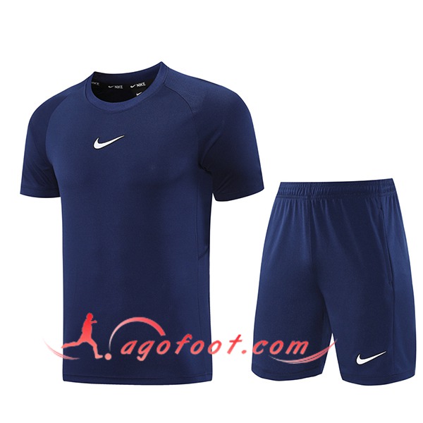 Ensemble Training T-Shirts Nike Bleu Royal 2025/2026 -02