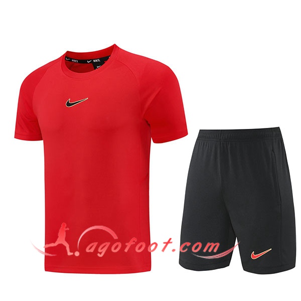 Ensemble Training T-Shirts Nike Rouge 2025/2026